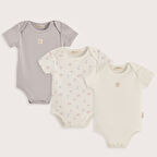 Magıc Sea 3'Lü Body Set Ekru/Lila