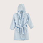 Lıttle Basıc Müslin Bornoz Mavi