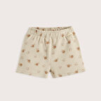 Happy Bee Baskılı Şort Taş