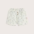 Sea Sıde Baskılı Şort Ekru