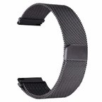 Galaxy Watch 46mm (22mm) Uyumlu KRD-12 Metal Zore Kordon-Siyah