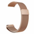 Gear S3 (22mm) Uyumlu KRD-12 Metal MKST Kordon-Rose Gold