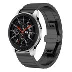 Gear S2 (20mm) Uyumlu KRD-16 Metal Zore Kordon-Siyah