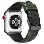 ​​​Apple Watch Uyumlu 44mm Luxury Leather Deri Kordon 