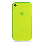 iPhone XR 6.1 Uyumlu Zore Mun Silikon-Sarı