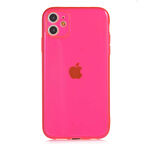 iPhone 11 Uyumlu Zore Mun Silikon-Pembe
