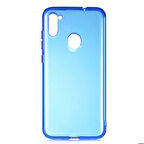 Galaxy A11 Uyumlu Zore Bistro Kapak-Mavi