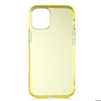 iPhone 12 Pro Max Uyumlu Zore Bistro Kapak-Sarı