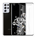 Galaxy S21 Ultra Uyumlu Zore Süper Pet Ekran Koruyucu Jelatin