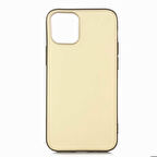 iPhone 12 Pro Uyumlu Zore Premier Silikon Kapak-Gold
