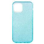 iPhone 12 Mini Uyumlu Zore Shining Silikon-Mavi