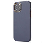 iPhone 12 Pro Max Uyumlu Zore Eyzi Kapak-Lacivert