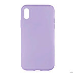 iPhone XS Max 6.5 Uyumlu Zore LSR Lansman Kapak-Açık Mor