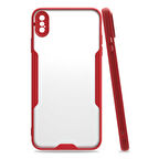 iPhone XS Max 6.5 Uyumlu Zore Parfe Kapak-Kırmızı