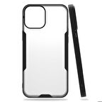 iPhone 12 Pro Max Uyumlu Zore Parfe Kapak-Siyah