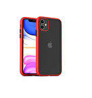 iPhone 11 Uyumlu Zore Hom Silikon-Kırmızı