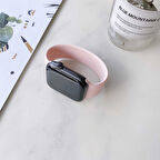 Watch 40mm Uyumlu KRD-31 Solo Loop Medium Zore Kordon-Pembe