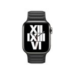 ​​​Watch 42mm Uyumlu KRD-34 Deri Zore Kordon-Siyah