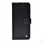 Galaxy S21 Ultra Uyumlu Zore Kar Deluxe Kapaklı Uyumlu-Siyah