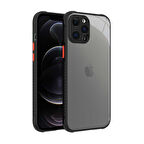 iPhone 12 Pro Max Uyumlu ​​ Kaff Kılıf-Siyah