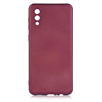 Galaxy A02 Uyumlu Zore Premier Silikon Kapak-Mürdüm