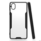 Galaxy A01 Core Uyumlu Zore Parfe Kapak-Siyah