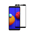 Galaxy A01 Core Uyumlu Zore Kenarları Kırılmaya Dayanıklı Cam Ekran Koruyucu