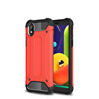 Galaxy A01 Core Uyumlu Zore Crash Silikon Kapak-Kırmızı