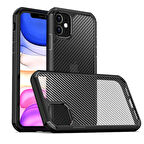 iPhone 11 Uyumlu Zore İnoks Kılıf-Siyah