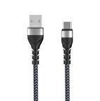 Siyah Bax Type - C Usb Kablo 1M-Zore