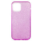 iPhone 12 Pro Max Uyumlu Zore Shining Silikon-Mor