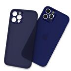 iPhone 12 Pro Uyumlu ​​Zore Tiny Kapak-Mavi