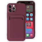 iPhone 12 Pro Uyumlu ​​ Ofix Kılıf-Mürdüm