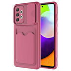 Galaxy A72 Uyumlu ​Zore Kartix Kapak-Koyu Mor