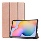 Galaxy Tab A7 Lite T225  Uyumlu ​EFFX Smart Cover Standlı 1-1 Kılıf-Rose Gold