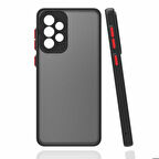 Galaxy A52 Uyumlu Zore Hux Kapak-Siyah