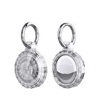 ​Zore Airtag 04 Uyumlu Silikon Anahtarlık-Renksiz