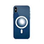 iPhone X Uyumlu Zore Tacsafe Wireless Kapak-Renksiz