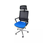 Uzay Ofis Nehir Müdür Koltuğu - Mavi