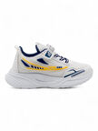 MP 251-3415 ERKEK ÇOCUK SPOR AYAKKABI BEYAZ-SARI