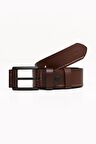 Erkek Hakiki (Gerçek) Casual Deri Kemer Kahverengi 112518