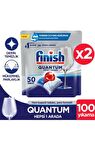 Finish Quantum Bulaşık Makinesi Tableti 2x50'li 
