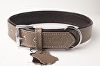 Flotter Hakiki Deri Köpek Boyun Tasması S Toprak Rengi Kahverengi 2,5x32-41 cm