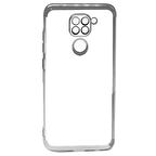 Xiaomi Redmi Note 9 Kılıf Köşeleri Renkli Kamera Çıkıntlı Şeffaf