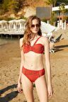 B1537 KAPLI STRAPLEZ BİKİNİ