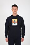 Esqudo Erkek Sweatshirt ESWTP0006 NAVY