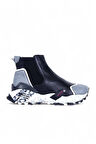 Bueno Shoes Gri Deri Kadın Spor Bot 01wr2110