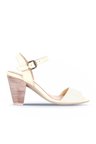 Bueno Shoes Sarı Deri Kadın Topuklu Sandalet 01wq8204