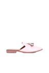 Bueno Shoes Pudra Vizon Deri Kadın Düz Terlik 01wn0111
