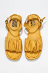 Bueno Shoes Sarı Deri Kadın Sandalet 01wu4121